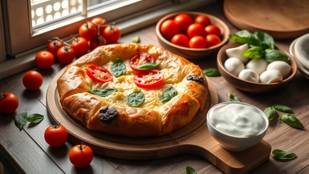 Pinsa recept med crème fraiche som smakar gott