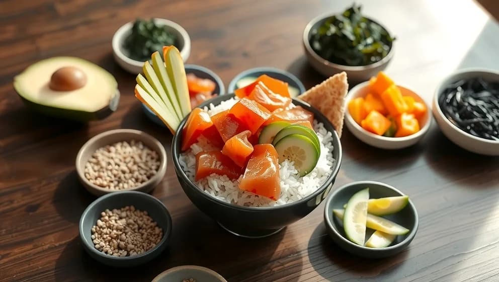 Gör din egen poke bowl hemma