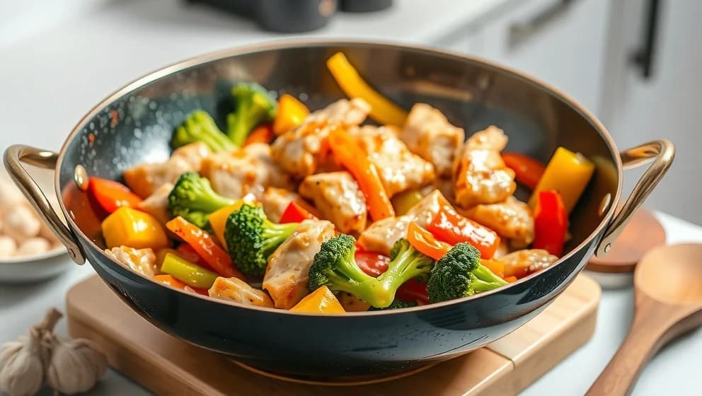 Wok recept kyckling som är lätt att laga
