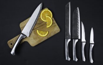 knivar och matlagning