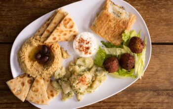 Vegetarisk Falafel Hummus Tzatziki